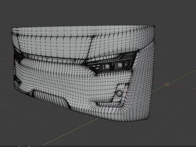 Laksana SR3 Front Bumper 3D model