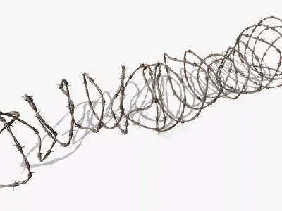 Razor Barbed Wire 3D model