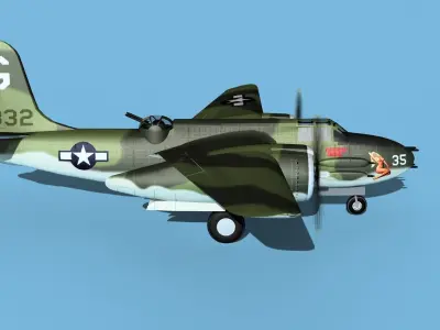Douglas A-20G Havoc V01 3D model