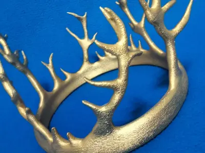 Renly Baratheon crown corona astada 3D print model