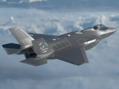 Powerful F35af 3D model 3D model