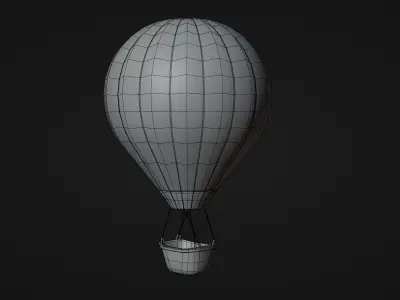 Balloon Air 3D Model Low-poly 3D model
