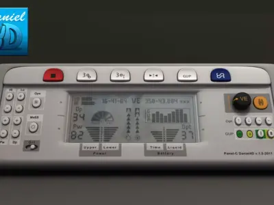 Electric Control Panel 3D model