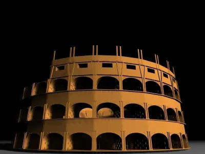 Colosseum Famous Monument of Rome 3D model