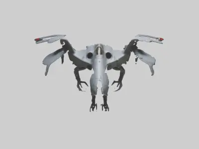 Deadly phantom model Low-poly 3D model