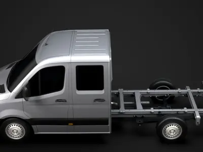 RAM Sprinter Chassis Crew Cab L2 RWD 2020 3D model