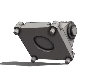 Sensor Magnetico Festo 174396 SNCB 125 Magnetic Sensor 3D model