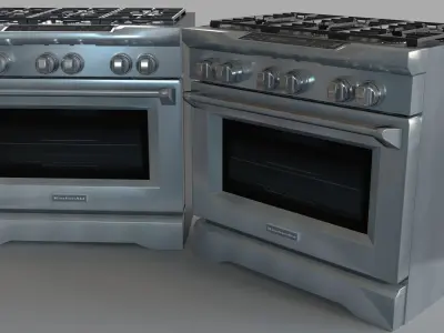 KitchenAid 36 6-Burner 3D model