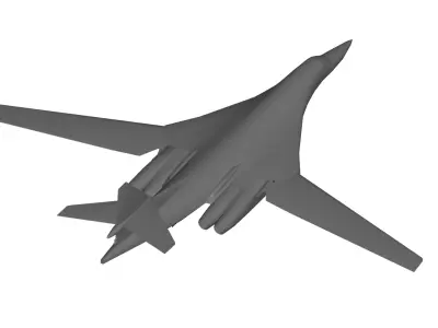 Tupolev Tu-160 3D model