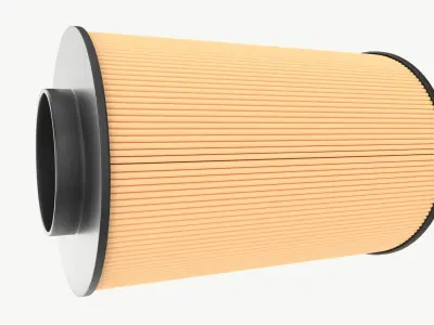 Air filter 3D model