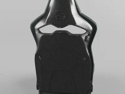 Racing Sport Seat Sparco SPX Black 3D model