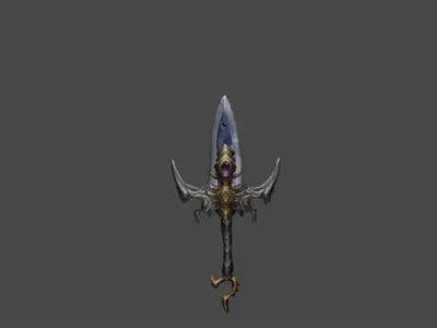 Zeloeman Sword A 43 Low-poly 3D model