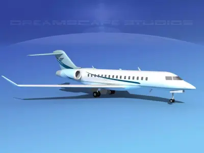 Global Express 8000 V06 3D model