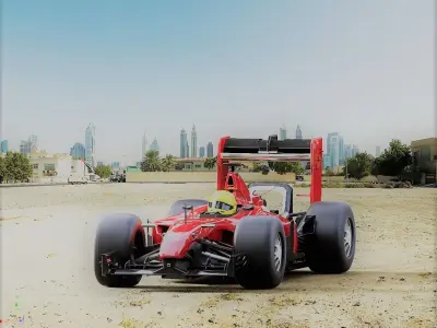 Formula 1 2017 Free low-poly 3D model