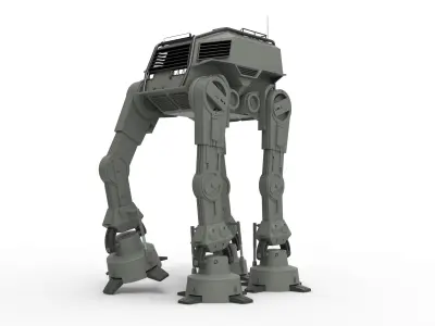 Concept walker for zombie apocalypses 2 3D model