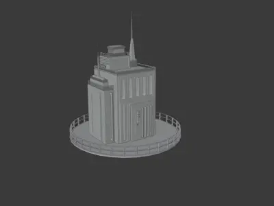 black friday low poly cyberbuild by cyberalex NEW YEAR SALE Free low-poly 3D model