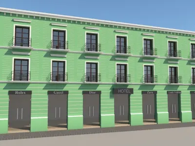 Mexican Hotel 2 Faces 3D model