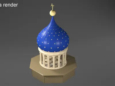 Colt armory dome- 3d model 3D model