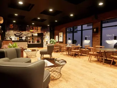 COFFEE SHOP 3D model