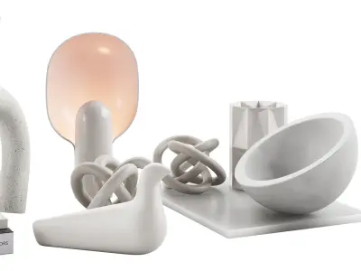 021 WHITE decorative pack PART 1 3D model