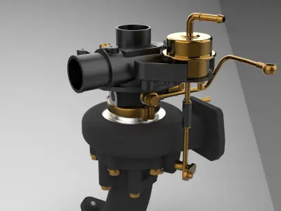 Turbo Charger 3D model
