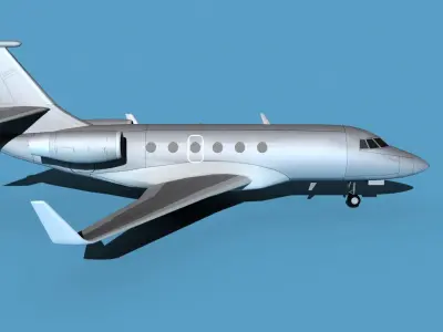Dassault Falcon 2000 V00 3D model