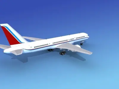 Boeing 757-200 Corporate 2 3D model