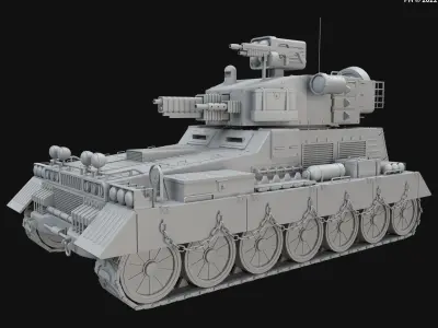 Concept vehicle 1-Clay Version 3D model