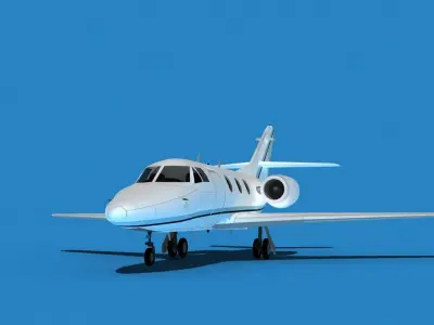 Dassault Falcon 10 V12 3D model