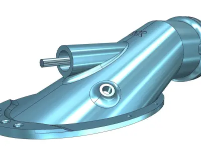 WATER JET PROPULSION UNIT HAMILTON WATER JET THRUSTER 3D print model