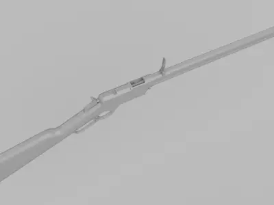 Henry Rifle 1860 3D model
