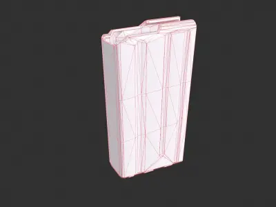 M14 20 Rounds Magazine Low-poly 3D model