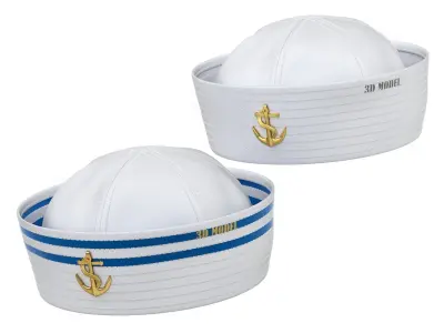Sailor Hat 3D model