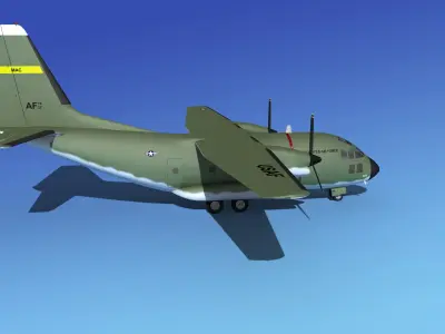 Alenia C-27A Spartan USAF 1 3D model