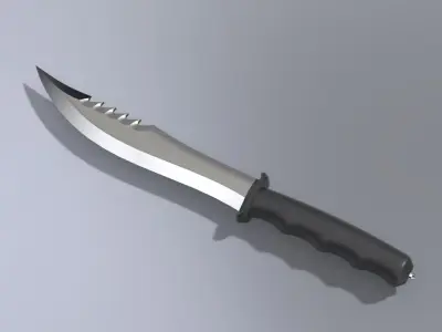 Blades set sword Low-poly 3D model