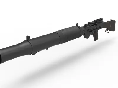 Stormtrooper Blaster T-21 from the movie Star Wars 3D model