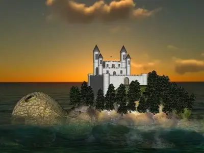 Turtle Land Free low-poly 3D model