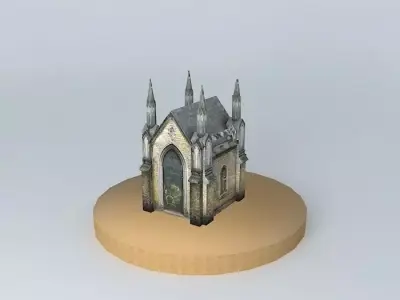 Riga crypt Jekaba cemetery Free 3D model