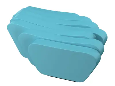 CLIFFY POUF 3D model