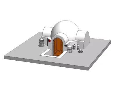 Lars Homestead Entry Dome 3D print model