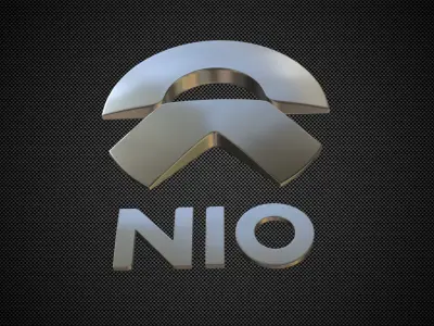 nio logo 3D model