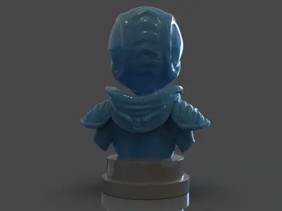 Crypto 137 Destroy all Humans Bust 3D print model