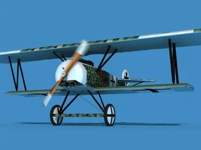 Fokker D-VI V05 3D model