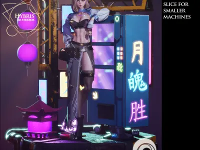 DRAGON BALL CYBERPUNK COMMERCIAL PACKAGE B 3D print model