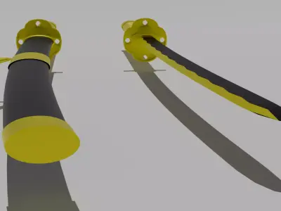 Katana Dorada 3D model