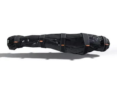 Sci-Fi Wrapped Corpse Bag Low-poly 3D model
