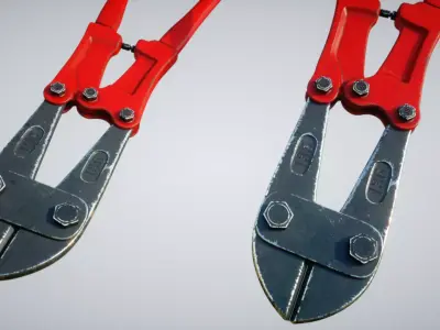 Bolt Cutter Free low-poly 3D model