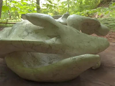 Bones Low-poly 3D model