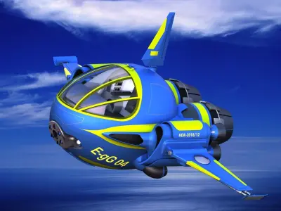 fighter aeroplane 3d model for games AP003 3D model