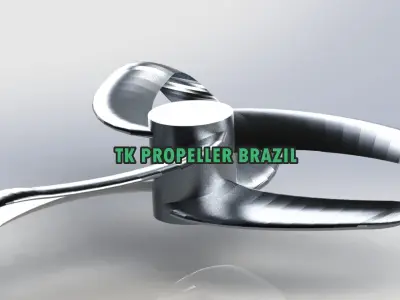 3D Toroidal Drone Propeller TK SERIES 3D model